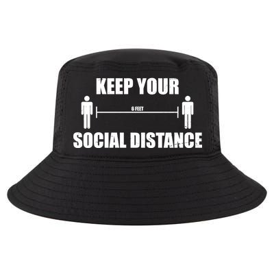 Keep Your Social Distance 6 Feet Cool Comfort Performance Bucket Hat