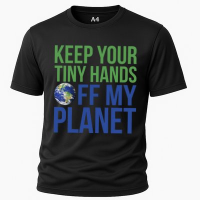 Keep Your Tiny Hads Off My Planet Earth Photo Performance Shirt