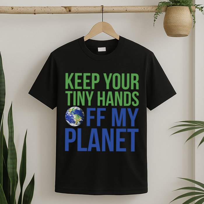 Keep Your Tiny Hads Off My Planet Earth Photo T-Shirt