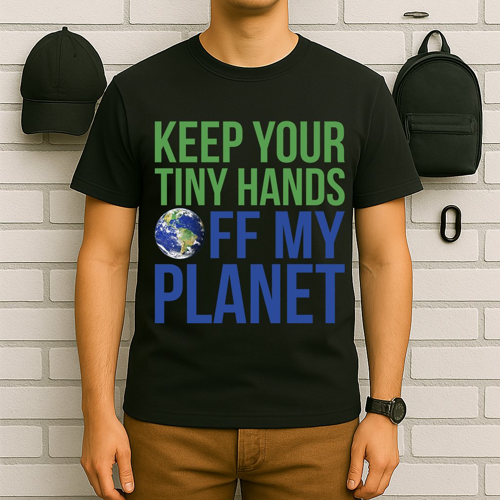 Keep Your Tiny Hads Off My Planet Earth Photo T-Shirt