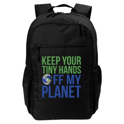 Keep Your Tiny Hads Off My Planet Earth Photo Backpack