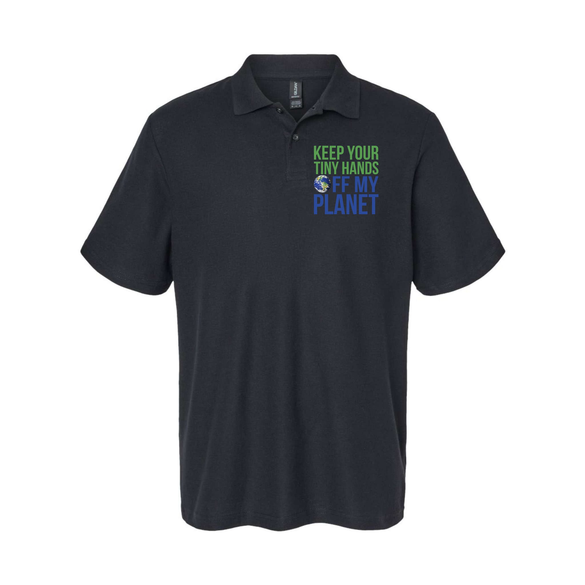 Keep Your Tiny Hads Off My Planet Earth Photo Polo