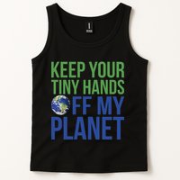 Keep Your Tiny Hads Off My Planet Earth Photo Tank Top