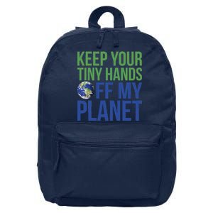 Keep Your Tiny Hads Off My Planet Earth Photo 16 in Basic Backpack