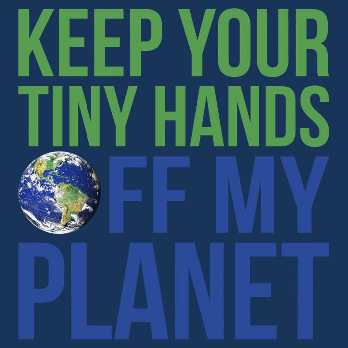 Keep Your Tiny Hads Off My Planet Earth Photo Infant Baby Jersey Bodysuit
