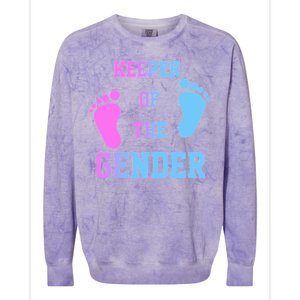 Keeper Of The Gender Colorblast Crewneck Sweatshirt