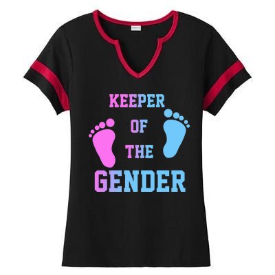 Keeper Of The Gender Ladies Halftime Notch Neck Tee