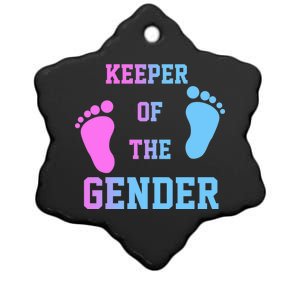 Keeper Of The Gender Ceramic Star Ornament