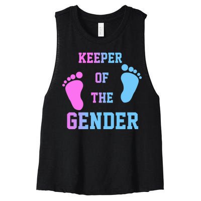 Keeper Of The Gender Women's Racerback Cropped Tank