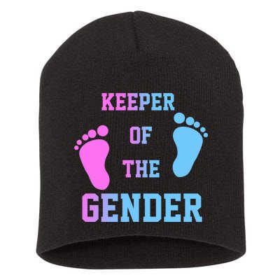 Keeper Of The Gender Short Acrylic Beanie