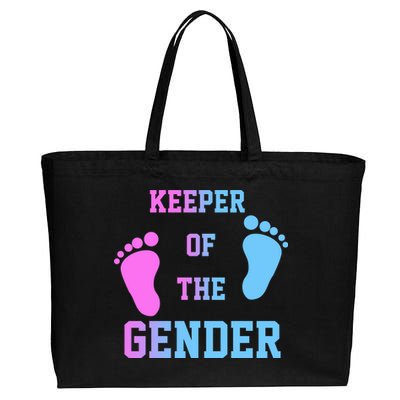 Keeper Of The Gender Cotton Canvas Jumbo Tote