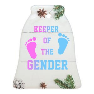 Keeper Of The Gender Ceramic Bell Ornament