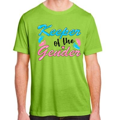 Keeper Of The Gender Baby Reveal Party Adult ChromaSoft Performance T-Shirt