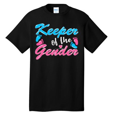 Keeper Of The Gender Baby Reveal Party Tall T-Shirt