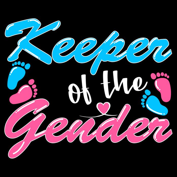Keeper Of The Gender Baby Reveal Party Backpack