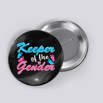 Keeper Of The Gender Baby Reveal Party Button
