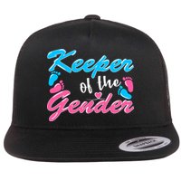 Keeper Of The Gender Baby Reveal Party Flatbill Hat