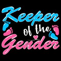 Keeper Of The Gender Baby Reveal Party Flatbill Hat