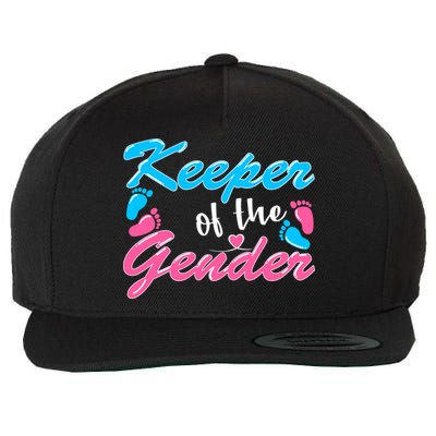 Keeper Of The Gender Baby Reveal Party Wool Snapback Cap
