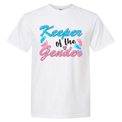 Keeper Of The Gender Baby Reveal Party Garment-Dyed Heavyweight T-Shirt