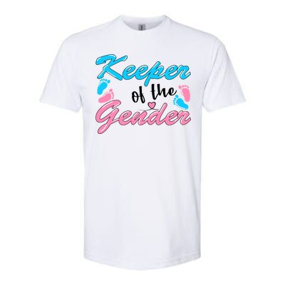 Keeper Of The Gender Baby Reveal Party Softstyle CVC T-Shirt