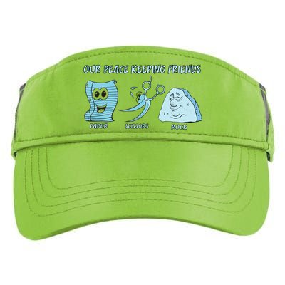 Keeping Friends Scissors Paper Rock Adult Drive Performance Visor