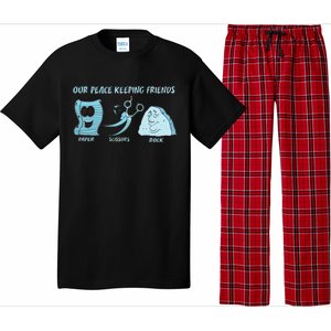 Keeping Friends Scissors Paper Rock Pajama Set