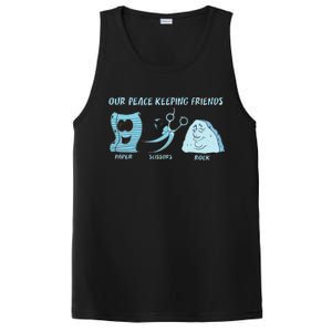 Keeping Friends Scissors Paper Rock PosiCharge Competitor Tank