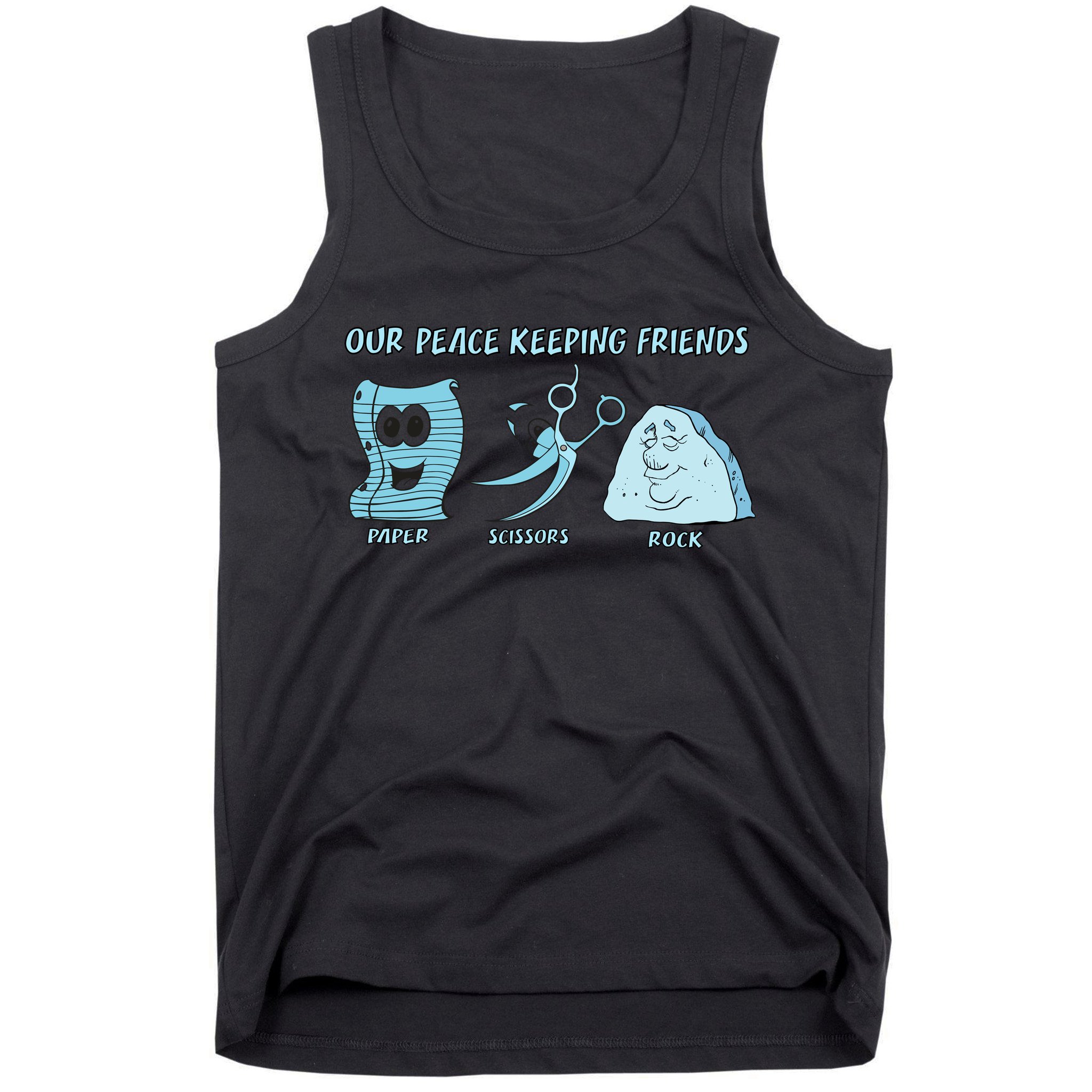 Keeping Friends Scissors Paper Rock Tank Top