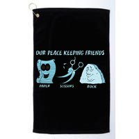 Keeping Friends Scissors Paper Rock Golf Towel