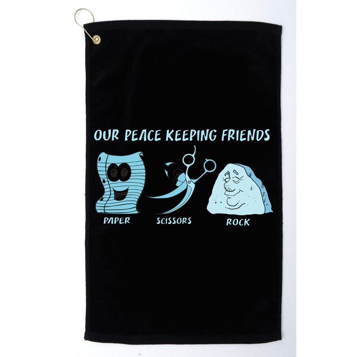 Keeping Friends Scissors Paper Rock Golf Towel