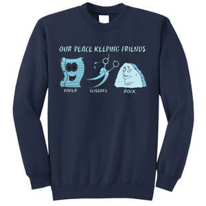 Keeping Friends Scissors Paper Rock Sweatshirt