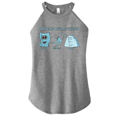 Keeping Friends Scissors Paper Rock Women's Perfect Tri Rocker Tank