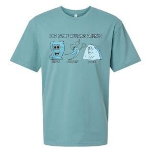 Keeping Friends Scissors Paper Rock Sueded Cloud Jersey T-Shirt