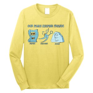 Keeping Friends Scissors Paper Rock Long Sleeve Shirt