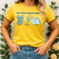 Keeping Friends Scissors Paper Rock Womens T-Shirt