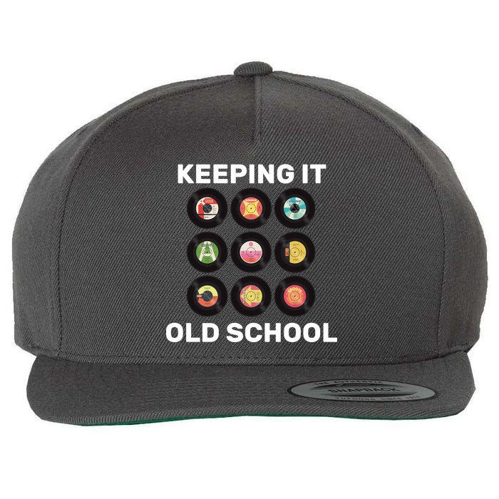 Keeping It Old School Wool Snapback Cap