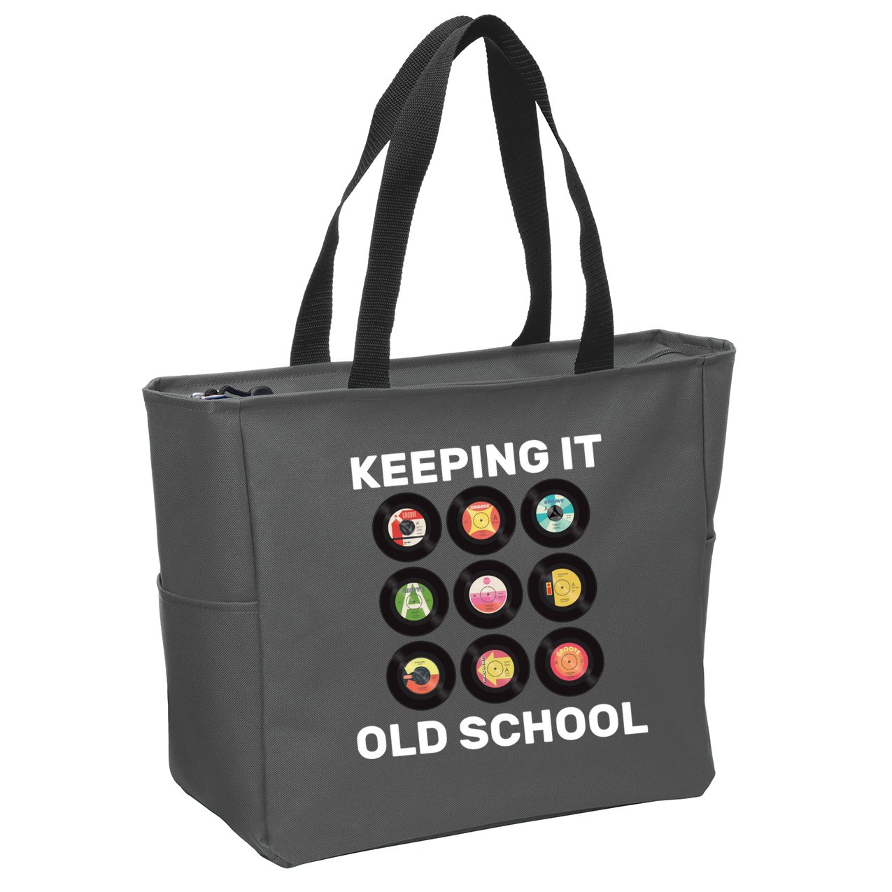 Keeping It Old School Zip Tote Bag