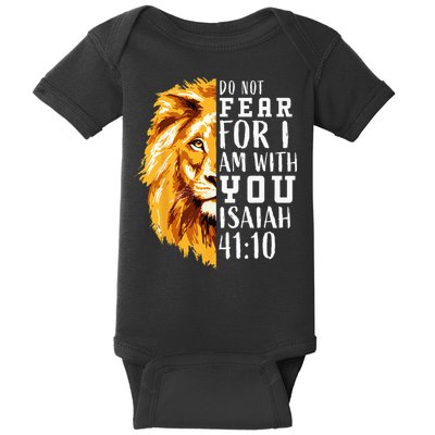 Kids Easter Gifts Christian Bible Verse Lion Of Judah Baby Bodysuit