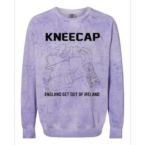 Kneecap England Get Out Of Ireland Colorblast Crewneck Sweatshirt