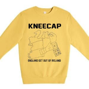 Kneecap England Get Out Of Ireland Premium Crewneck Sweatshirt