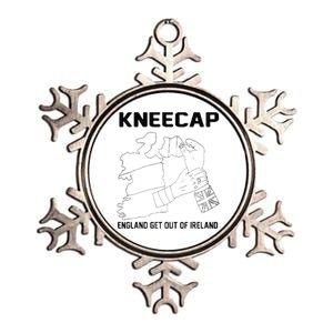 Kneecap England Get Out Of Ireland Metallic Star Ornament