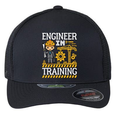 Kids Engineer In Training Future Engineer Boy Flexfit Unipanel Trucker Cap