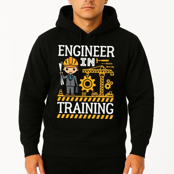 Kids Engineer In Training Future Engineer Boy Hoodie