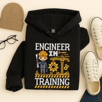 Kids Engineer In Training Future Engineer Boy Hoodie