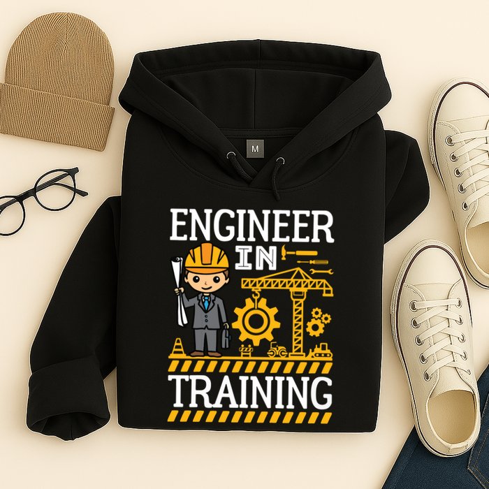 Kids Engineer In Training Future Engineer Boy Hoodie