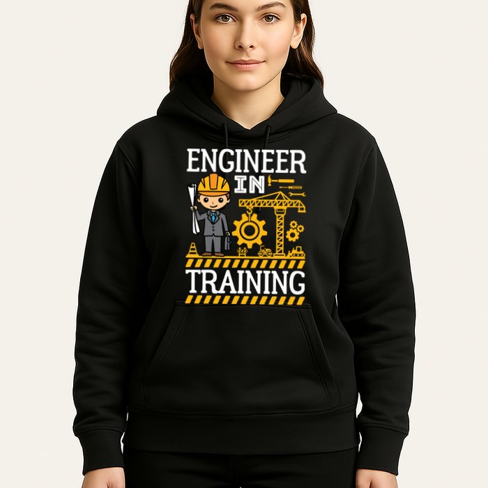 Kids Engineer In Training Future Engineer Boy Hoodie