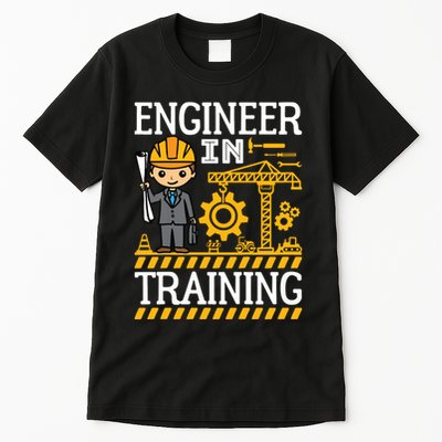 Kids Engineer In Training Future Engineer Boy Tall T-Shirt