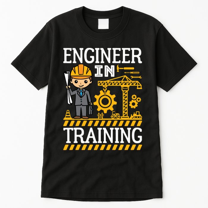Kids Engineer In Training Future Engineer Boy Tall T-Shirt