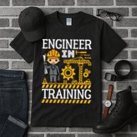 Kids Engineer In Training Future Engineer Boy Tall T-Shirt
